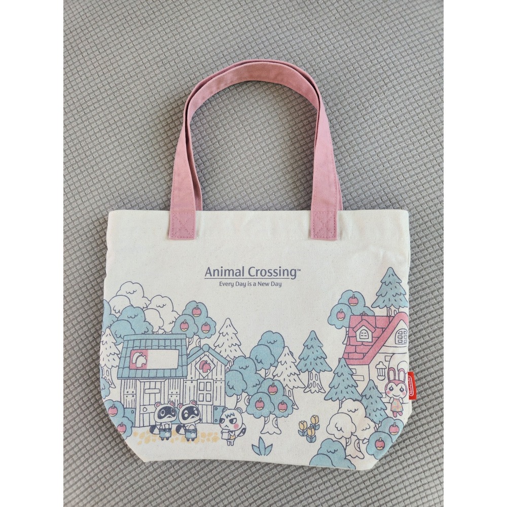 Nintendo Store Exclusive Animal Crossing Every Day Is A New Day Canvas Tote Bag
